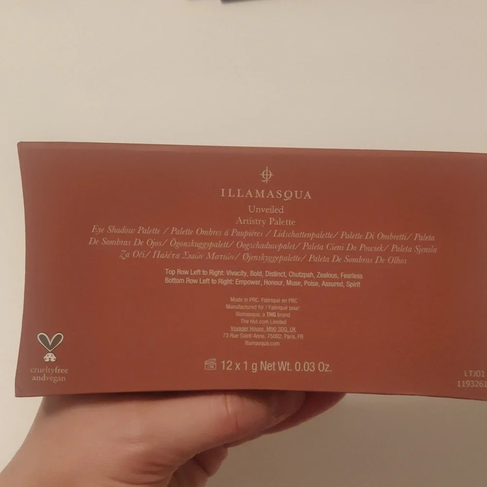 Illamasqua Unveiled Artistry 12 Palette